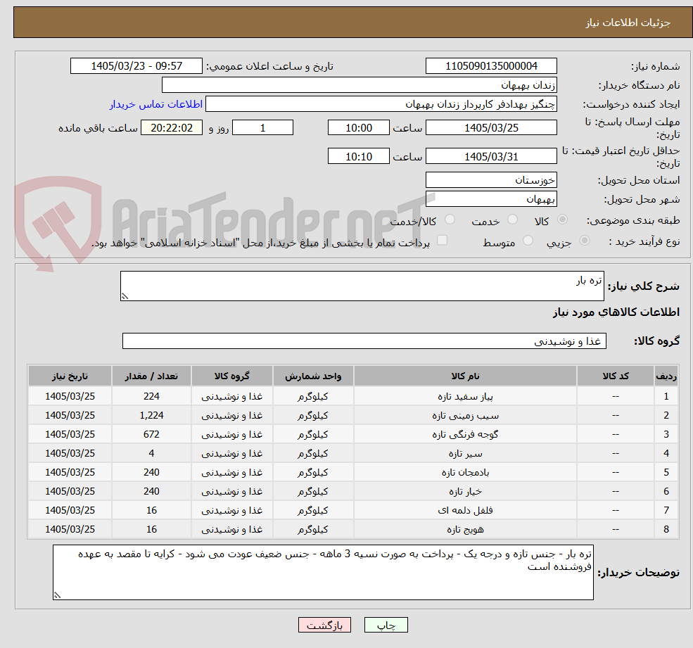 تره بار