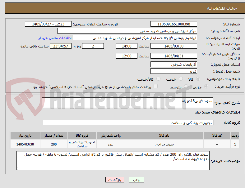 تصویر کوچک آگهی سوند فولی18دو راه