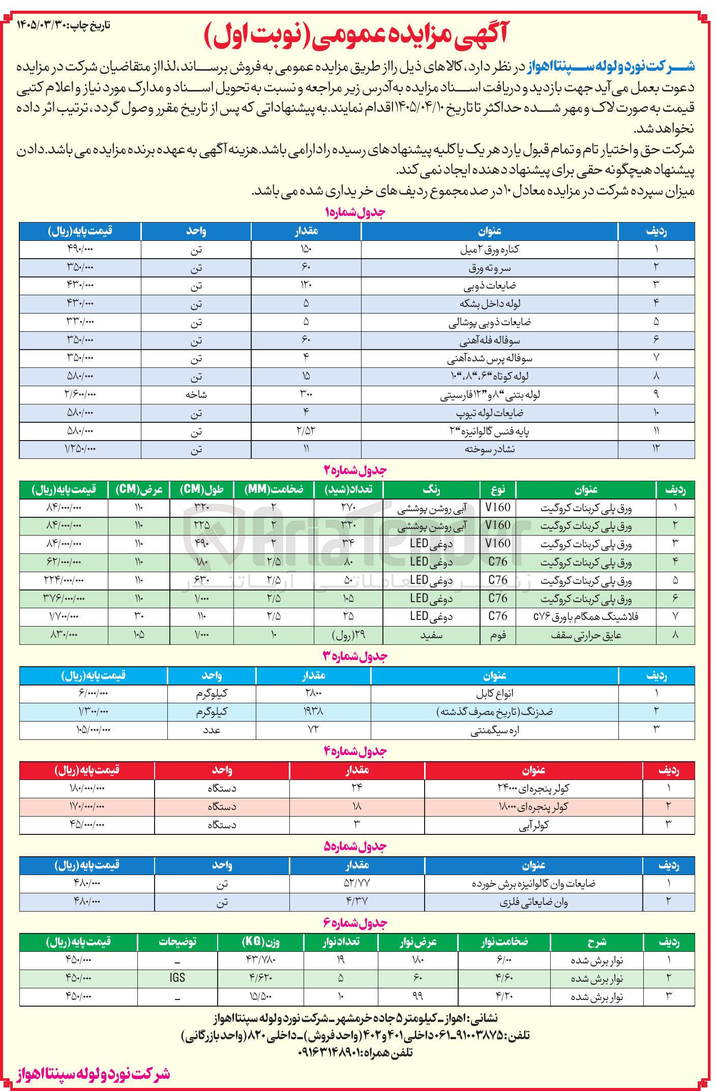 تصویر کوچک آگهی فروش ضایعات وان گالوانیزه برش خورده - وان ضایعاتی فلزی 