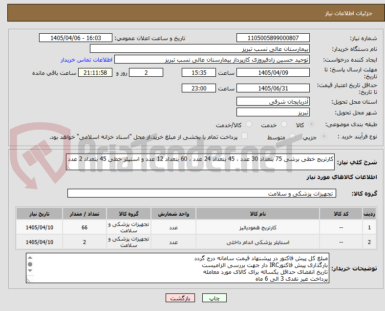 تصویر کوچک آگهی کارتریج خطی برشی 75 بتعداد 30 عدد ، 45 بتعداد 24 عدد ، 60 بتعداد 12 عدد و استپلر خطی 45 بتعداد 2 عدد