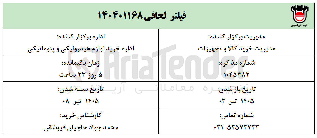 تصویر کوچک آگهی خرید (فیلتر لحافی)
