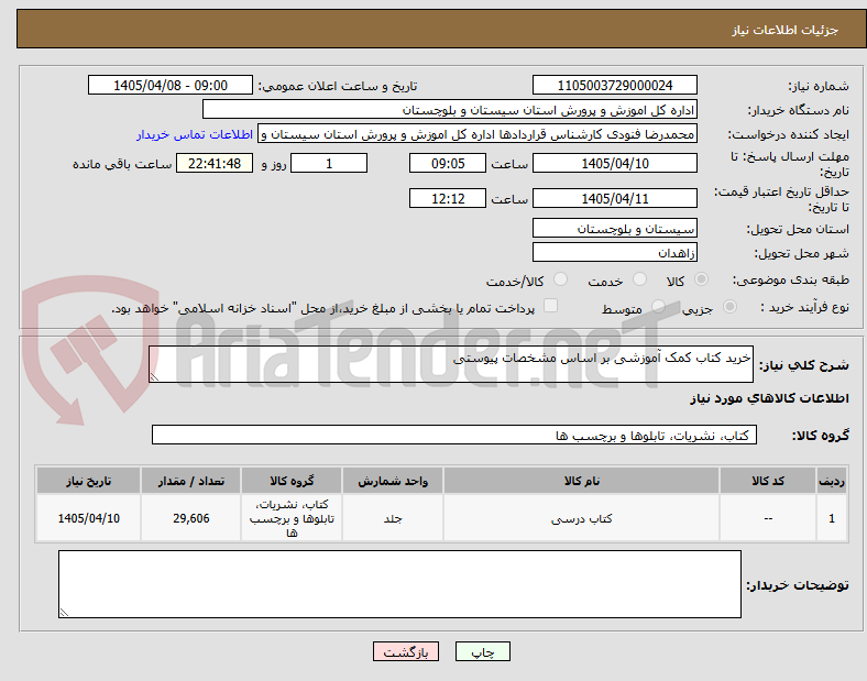 تصویر کوچک آگهی خرید کتاب کمک آموزشی بر اساس مشخصات پیوستی