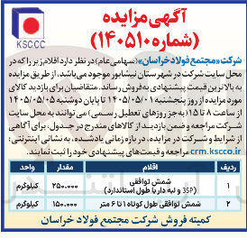 تصویر کوچک آگهی فروش شمش توافقی